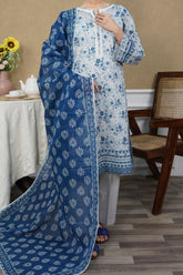 NUSL3285 Printed Lawn Suit - Unstitched 3Pc
